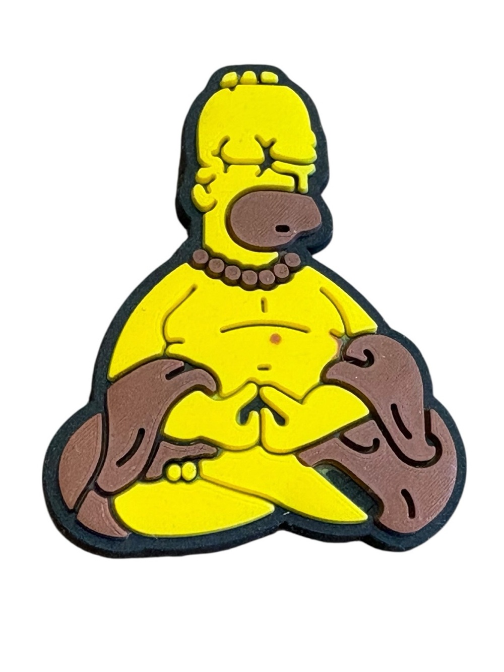 Zen Homer Simpson Croc Charm